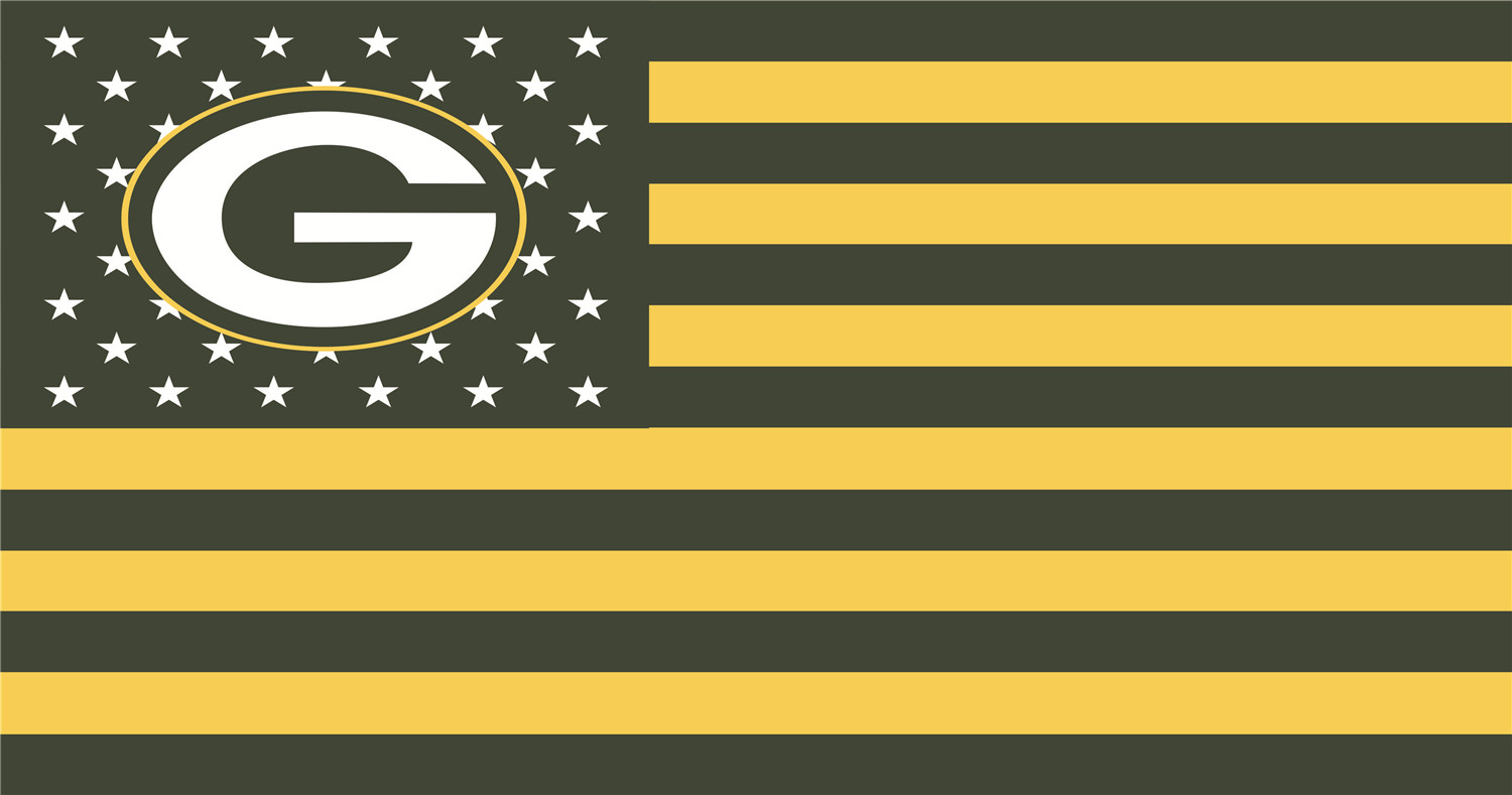 Green Bay Packers Flags iron on transfers